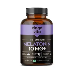 Zingavita -  High Strength Melatonin Tablets  - For Restful Sleep, Improved Focus, and Relaxed Mind - 60 Tablets icon