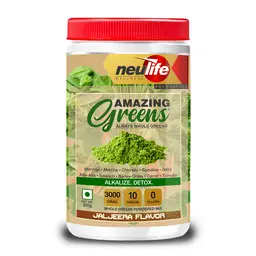 Neulife Amazing Greens Organic Powder with 10 Superfoods for Overall Health icon