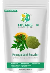 Nisarg Organic Papaya Leaf Powder | Help improve your immune system icon