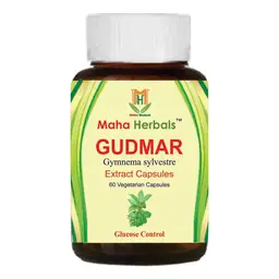 Maha Herbals - Gudmar Extract Capsules - With Gymnema sylvestre - For Regenerating Pancreatic Beta Cells