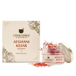 UPAKARMA Ayurveda Pure, Natural and Finest Grade 1 Gram Afghani Kesar / Saffron Threads icon