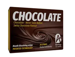Bonayu Natural Chocolate Mouth Dissolving Strips with No Sugar, Low Calories   icon