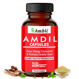 Ambic - AMDIL Heart Care Ayurvedic Capsules - Arogya vardhini vati - For Cardiac Wellness icon