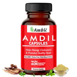 Ambic Ayurveda - AMDIL Heart Care Ayurvedic Capsules - Arogya vardhini vati - For Cardiac Wellness icon