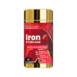 Vitaminnica - Iron + Folic Acid Capsules | Increases Haemoglobin Count | icon