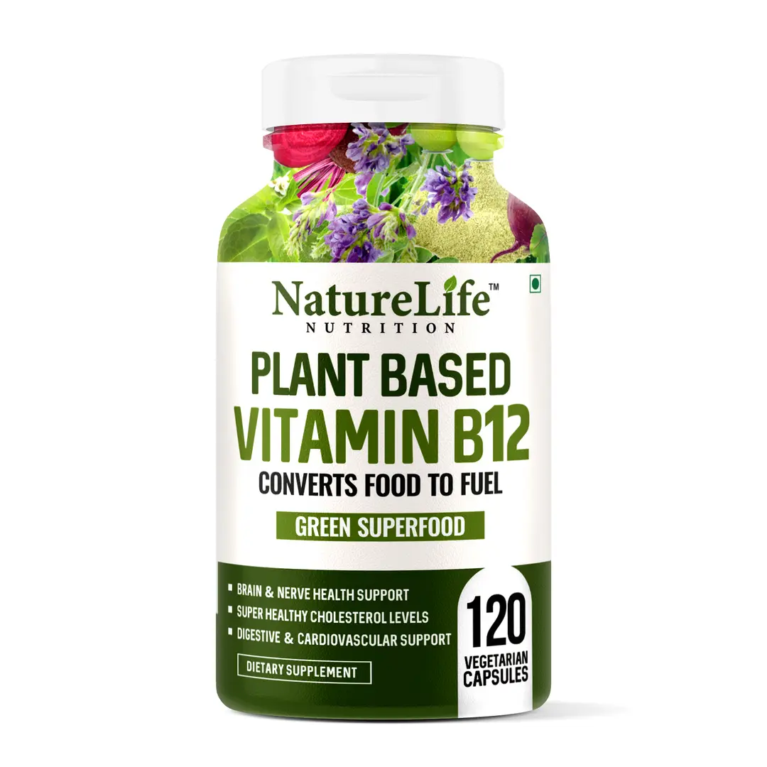 Nature Life Nutrition Plant Based Vitamin B12 Supplement