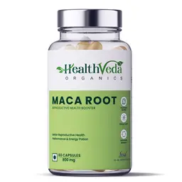 Health Veda Organics - Maca Root Capsules for better Reproductive Health and Enhanced Performance icon