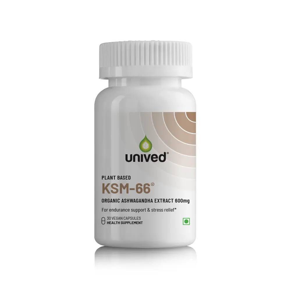 Unived KSM-66 Ashwagandha for Enhanced Memory And Cognitive Function - Pack of 1 (30 Capsules)