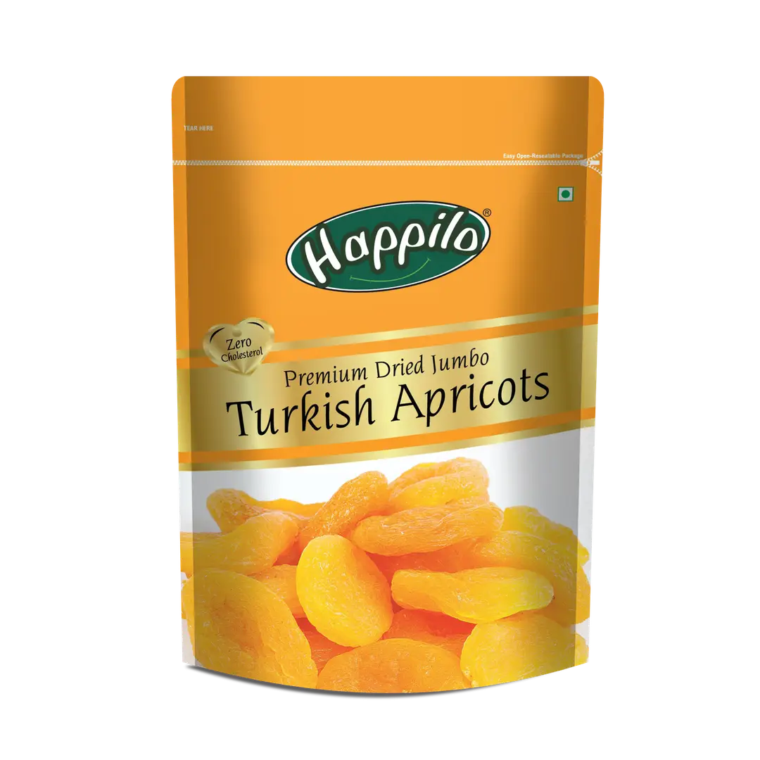 Happilo Premium Dried Turkish Apricots - Pack of 1 (200 gm)