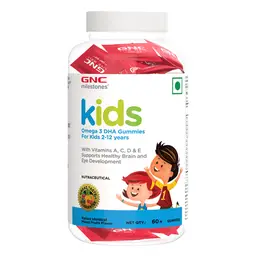 GNC Kids Omega 3 DHA Gummies with Vitamin A, C and D for Supporting Healthy Brain and Eye Development
 icon