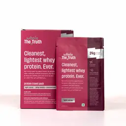 The Whole Truth Whey Protein Isolate+Concentrate with 24g Protein 6.6g BCAA for Clean, Light & Easy to Digest (Sample and Travel Pack) icon