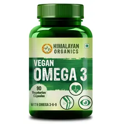 Himalayan Organics Vegan Omega 3 6 9 for Bone health, Muscle recovery & Heart Health icon