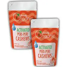 Honestly Organic - Activated Peri Peri Cashews - with Oregano, Bhut Jolokia, Stevia - for Bettter Immune System(Pack Of 2) icon