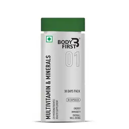 Bodyfirst Multivitamin & Minerals - Energy, Immunity, Overall, Well-Being icon