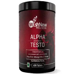 Wishnew Wellness Alpha Booster Of Testo with Maca Root Extract for Testosterone Booster And Vitality icon