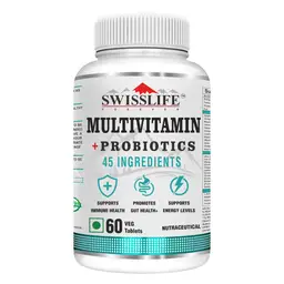 SwissLife Forever Multivitamin with Probiotics, Biotin, Zinc for Overall Wellbeing icon