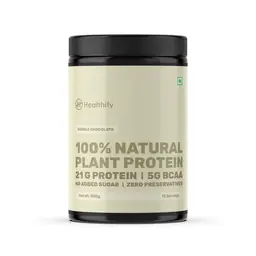 HealthifyMe 100% Plant Protein Blend with 21gm protein, 5gm BCAA for Strength and Recovery icon