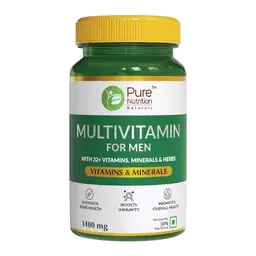 Pure Nutrition Multivitamin For Men l Men's Multivitamin For Energy and Immunity icon