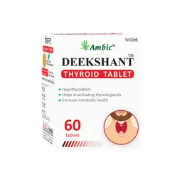 AMBIC DEEKSHANT Ayurvedic Thyroid Care Tablet for Hypothyroidism With Kanchnar Guggulu icon