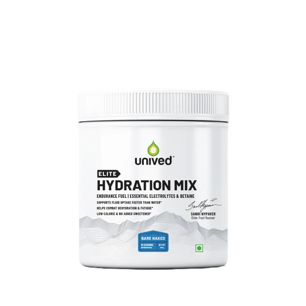 Unived Elite Hydration Mix - Bare Naked - 16 Servings - Bare Naked (300 gm)