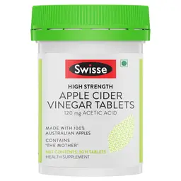 Swisse High Strength Apple Cider Vinegar Tablets for  Digestion, Immunity & Healthy Weight Management icon