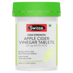 Swisse High Strength Apple Cider Vinegar Tablets for Digestion, Immunity & Healthy Weight Management icon