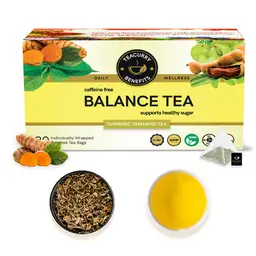 TEACURRY Diabetes Support Tea (1 Month Pack | 30 Tea Bags) - Balance Tea with Diet Chart to help with Sugar Levels icon