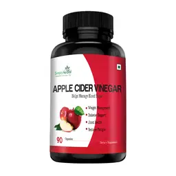 Simply Herbal Apple Cider Vinegar Capsules 500mg -for weight loss, Manage Blood Sugar, Probiotic Blend, Boost Metabolism, Belly Fat  - 90 Capsules icon