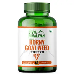 Divya Himalayan -  Premium Horny Goat Weed For Higher Stamina & Increase Testosterone Production | 60capsules icon
