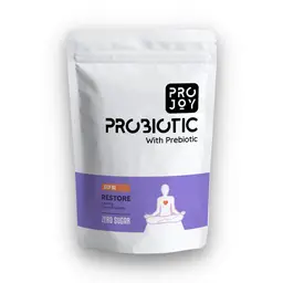 Projoy Restore Lasting Overall Health -Probiotic and Prebiotic combination in powder. 60 servings for All Ages -aids in regular bowel movements and boost immunity. icon