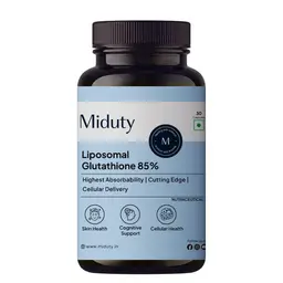 Miduty Liposomal Glutathione 85% - Skin Whitening - Anti-aging - High Absorption - 30 capsules