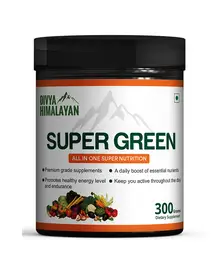 Divya Himalayan -  Superfood Super Green Herbs Powder with Spirulina & Moringa | 300gm icon