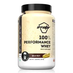 Avvatar Performance Whey Protein with 27.5g Protein for Building Strength and Enabling Muscle Growth - Malai Kulfi, 1 Kg