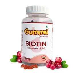 Gummsi - Biotin - With Vitamin B12, C & E - For Healthy Hair & Nails - 30 Gummies icon