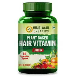 Himalayan Organics - Plant based Hair Vitamin (With Biotin and DHT Blocker) 60 Capsules icon