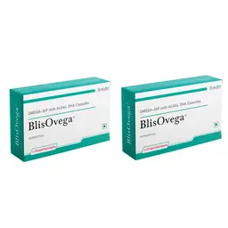 Allday Pharma Blisovega with Omega3, Omega 6, Omega 9 for Skin, Brain and Maintain Bone & Joint Health icon