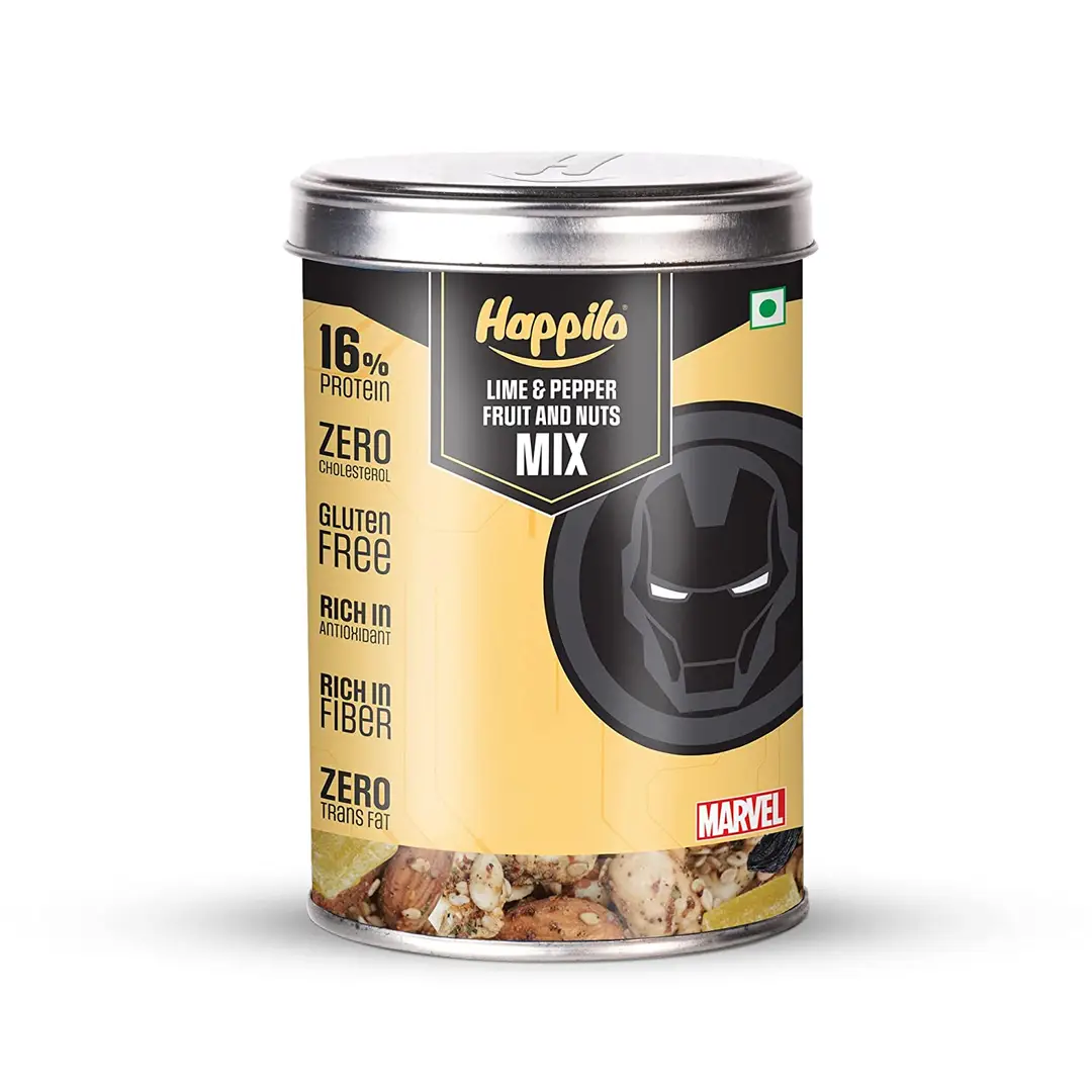 Happilo Marvel International Lime & Pepper Fruit & Nuts Mix - 150 gm