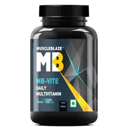 MuscleBlaze - MB-Vite Daily Multivitamin - with Vitamins and Minerals, Prebiotic and Probiotics - for Energy, Stamina and Recovery icon