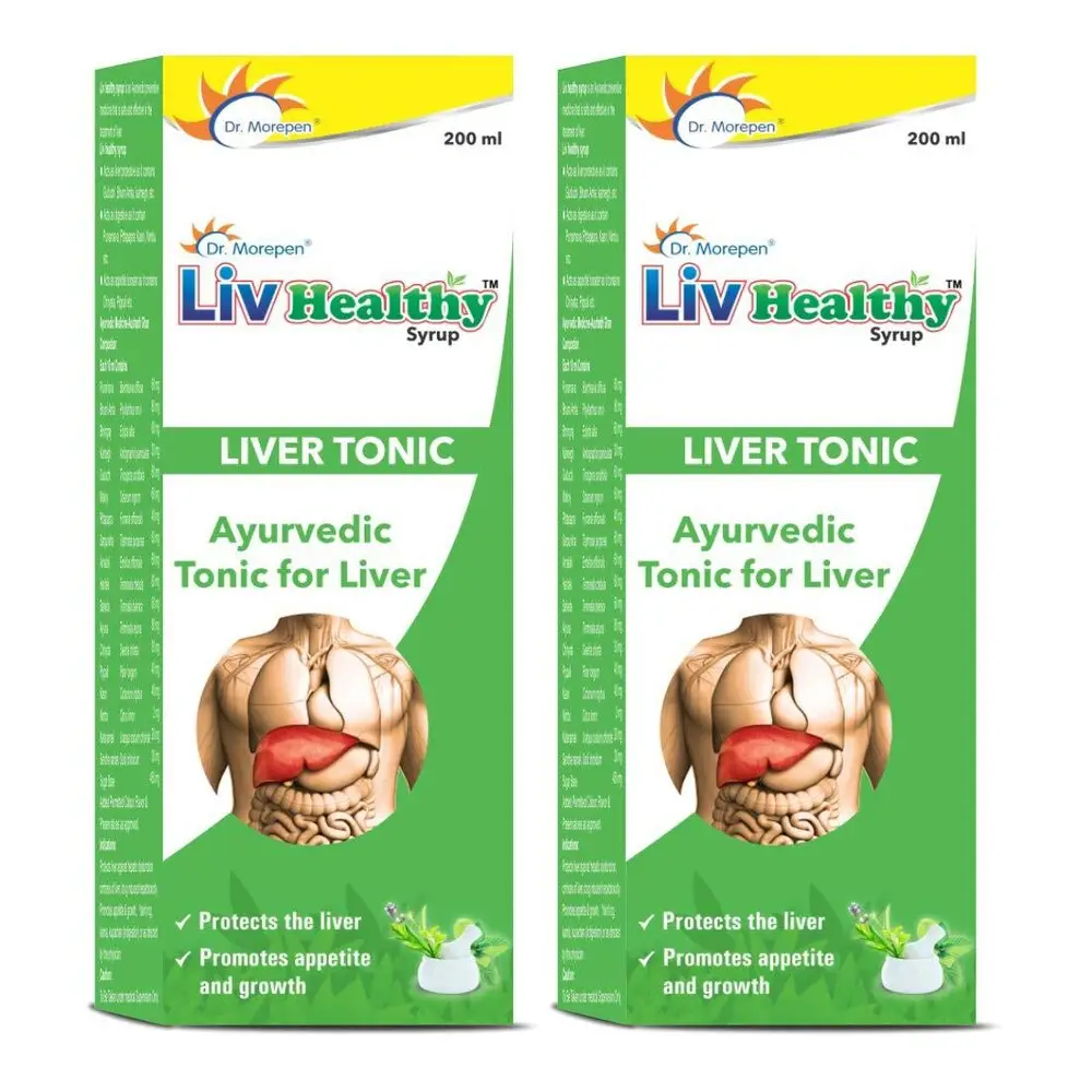 Dr. Morepen Liv Healthy Ayurvedic Tonic for Liver Health - 400 ml