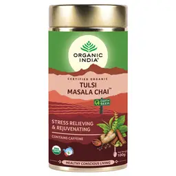 Organic India Tulsi Masala Chai 100g Tin icon