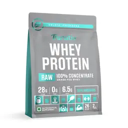 TruNativ Raw Whey Protein Concentrate Powder| 24 gm Protein | 5 gm BCAA | Ultra low Carbs
