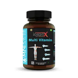 KnightX -  Organic Multivitamin Capsules - With Superfoods 800mg - Boost Immunity - 60 Capsules icon