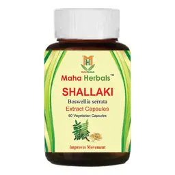 Maha Herbals -  Shallaki Extract Capsules - With Boswellia serrata - For Anti-Inflammatory, Analgesic And Anti-Arthritic Properties icon