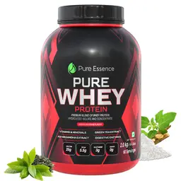 Pure Essesnce Pure Whey Protein l Whey Protein Powder For Muscle Mass and Bone strength