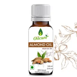 Oilcure - Almond Oil Cold Pressed - With Vitamin E, Antioxidants, And Omega-3 Fatty Acids - for Strong And Healthy Bones icon