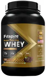 Fitspire Super Gold King Advanced Isolate Whey Protein with 25 gm Protein and 4.3 gm BCAA for Lean Muscle Mass icon