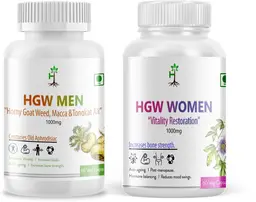 Humming Herbs Hgw Men & Hwg Women (Horny Goat Weed, Macca,Tongkat Ali & Damiana) (60 Cap X 2) (2 X 60 Capsules) icon