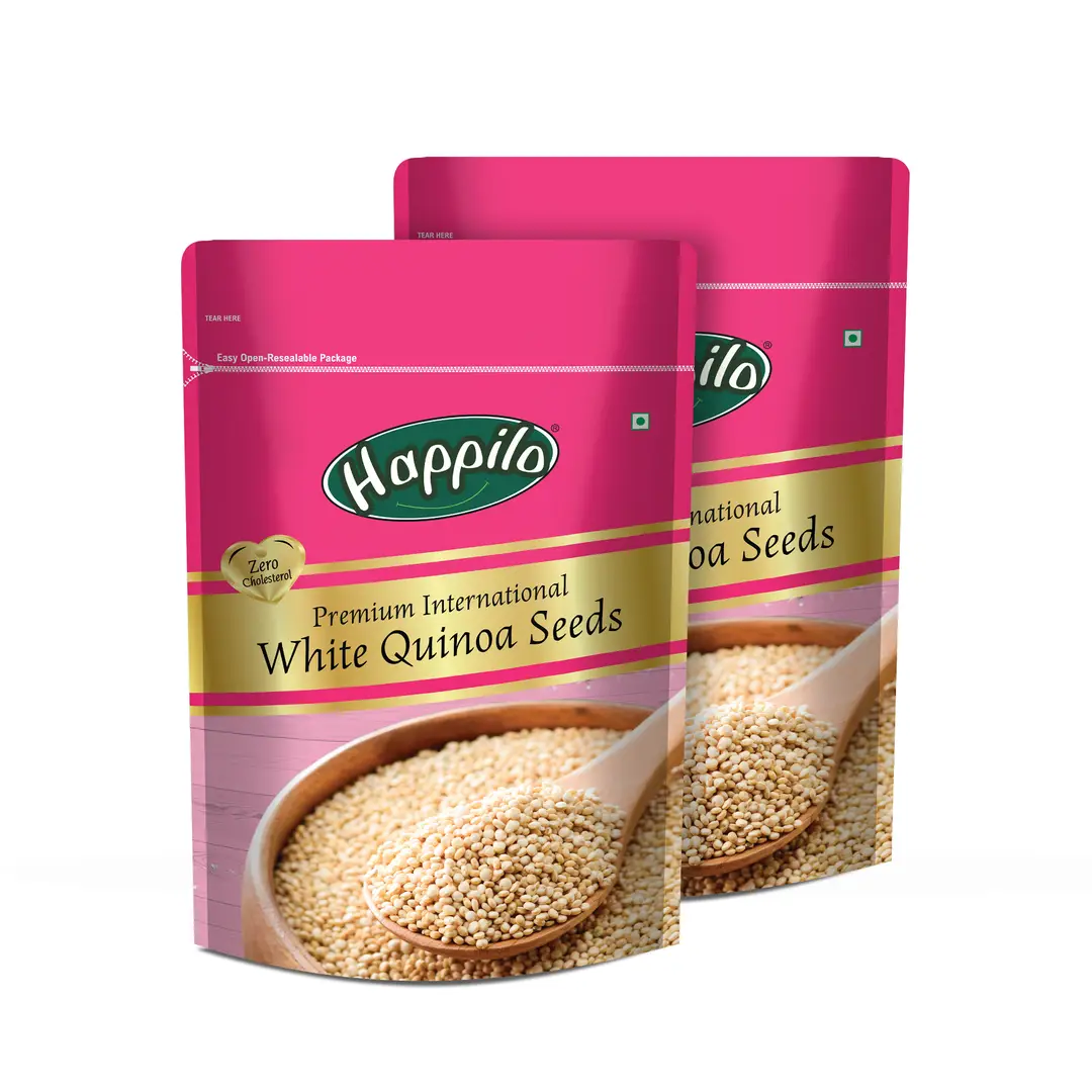 Happilo Premium International Peru White Quinoa Seeds - Pack of 2(1000 gm)