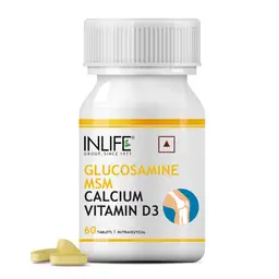 INLIFE - Glucosamine,Msm With Calcium & Vitamin D3 For Joint Care Supplement - 60 Tablets icon