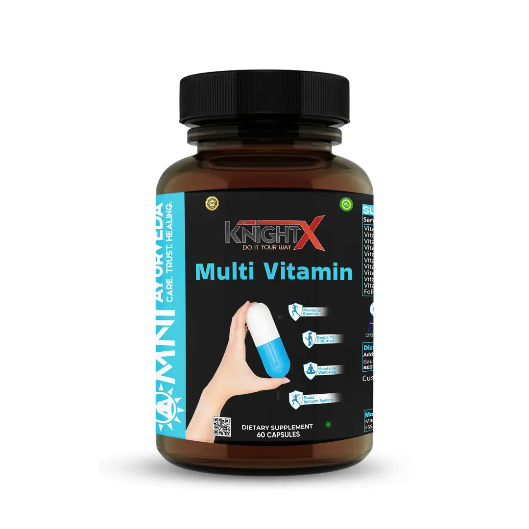KnightX - Multivitamin Capsules for Immune System - Support 800mg - Boosts Immunity - 60 Capsules - Pack of 1 (60 Capsules)